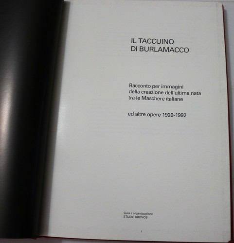 Taccuino burlamacco - di,
