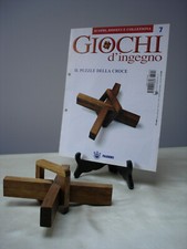 Giochi d'ingegno in legno 7- Fabbri Ed. 2006 + fascicolo - Il Puzzle Della Croce