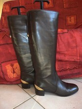 Sergio Rossi - Stivali da Equitazione - P.36,5 Eu - pelle Marrone - Autentico
