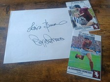 AUTOGRAFO+FOTO BONESSO DOSSENA