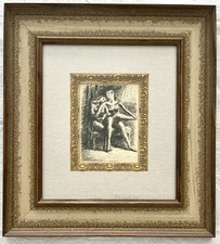 Litografia Pablo Picasso francobollo firmato e numerato anni 1900-70 cornice stupenda