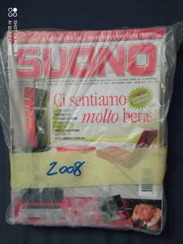 Suono anno 2008 annualità