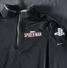 Maglia Spider-Man Uomo Media Nike PlayStation Insomniac 1/4 Zip Videogioco Promo