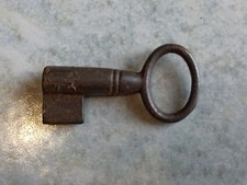 Antica Chiave Per Lucchetto Mobili In Ferro Battuto a mano cm. 3,3 vedi foto