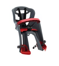 SEGGIOLINO POSTERIORE BICI TATOO PLUS GRIGIO SCURO - BELLELLI