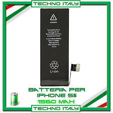 BATTERIA PER APPLE IPHONE 5S 1560mAh RICAMBIO PARI ALL'ORIGINALE✚ ZERO CICLI