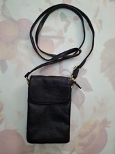 Portafoglio a tracolla nero