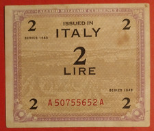BANCONOTA 2 AM LIRE