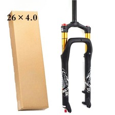 Forcella anteriore 26*4.0 pollici mountain snow bike sospensione pneumatica MTB forcelle pneumatici grassi