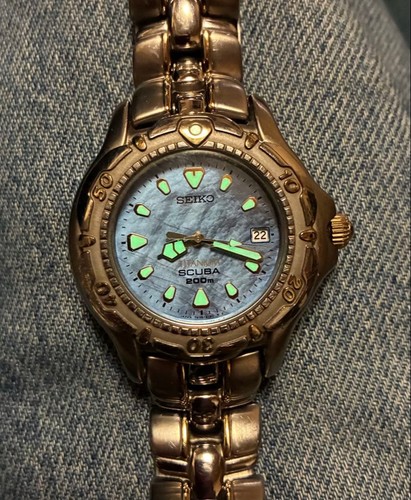 Seiko titanium scuba 200m - seiko,