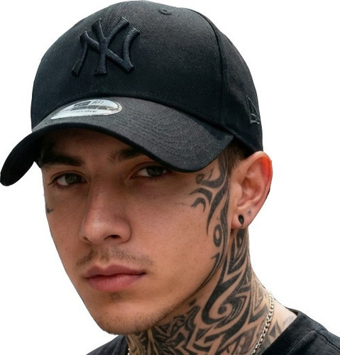 Cappellino baseball tutto nero - cappellino,