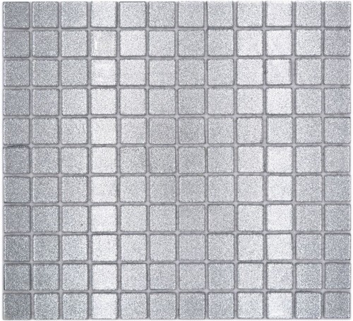 Mosaico argento scintillante - argento,