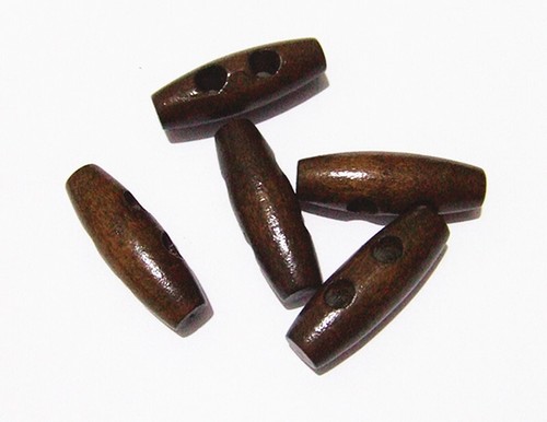 5pz bottoni alamari - , fori