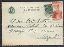STORIA POSTALE REPUBBLICA 1946