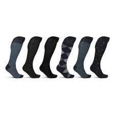 Pack 6 Paia Calze Uomo Lunghe ENRICO COVERI Caldo Cotone - Taglia Unica