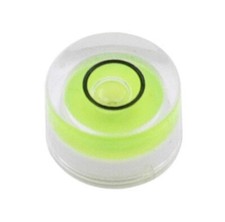 BOLLA MINI LIVELLA PER GIRADISCHI 9.8*6mm precisione misura colore fluo testine