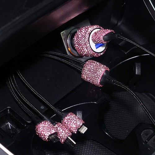 Pink bling caricabatteria - pink,