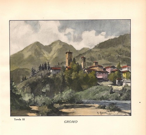 Stampa antica gromo val - stampa,