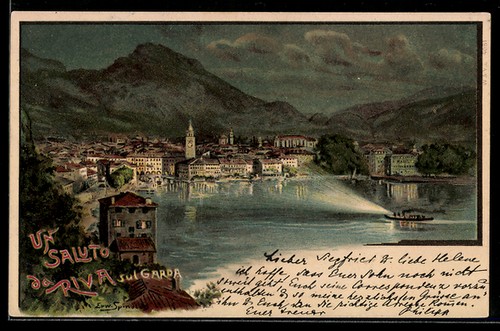 Litografia riva sul - litografia,