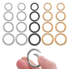 20 moschettoni rotondi da