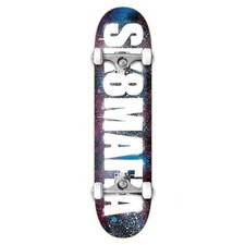 Skateboard Completo Professionale Sk8 Mafia OG Logo Stencil Pink & Blue 8.0''