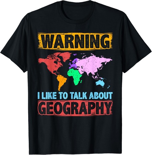Maglietta unisex geografia - unisex,