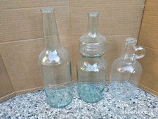 Lotto bottiglie di vetro