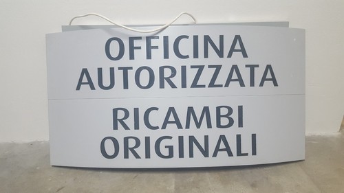 Insegna luminosa fiat ricambi - fiat,