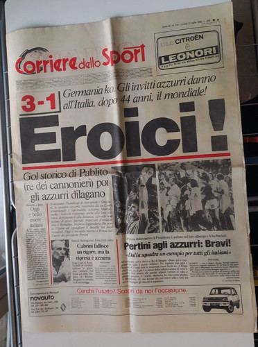 Corriere dello sport eroici - corriere, "eroici"