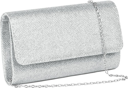 Pochette donna argento - pochette, donna,