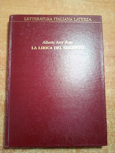 Alberto asor rosa lirica - asor, la
