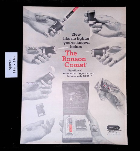 1966 the ronson comet lighter - the,