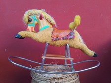 Cavallino dondolo stile western vintage 1970s'