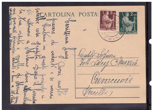 Cartolina postale lire - cartolina,