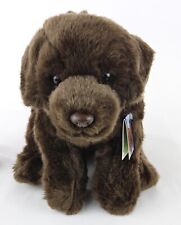 Peluche Labrador Cioccolato Giocattolo Morbido per Cani Orsacchiotto. by Faithful Friends H 22 cm