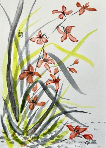 Zen acquerello arte - , parete