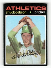 1971 topps chuck - topps, dobson