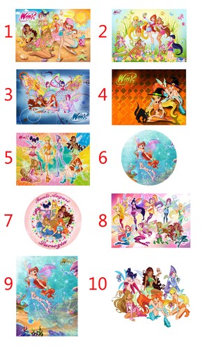 Cialda winx decorazione - winx,