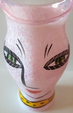 KOSTA BODA SWEDEN ULRICA HYDMAN VALLIEN OPEN MINDS VETRO DIPINTO A MANO SIGNED