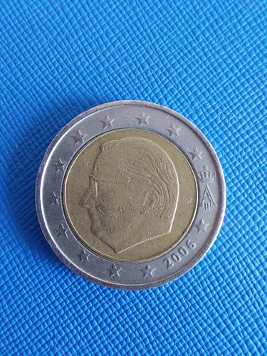 Moneta due euro belgio - due, re