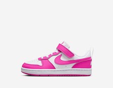 Nike Court Borough Bianco Fucsia Scarpe Bambina Sportive Sneakers DV5457 123
