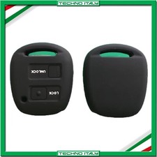 ✅ GUSCIO CHIAVE COVER TOYOTA AYGO YARIS RAV4 PEUGEOT SILICONE NERO TOYOTA-45 ✅