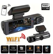 Dashcam WiFi Doppia Telecamera