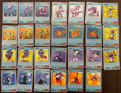 Lotto 228 carte invizimals - lotto,
