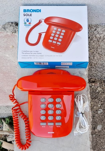 Telefono fisso tasti brondi - a,