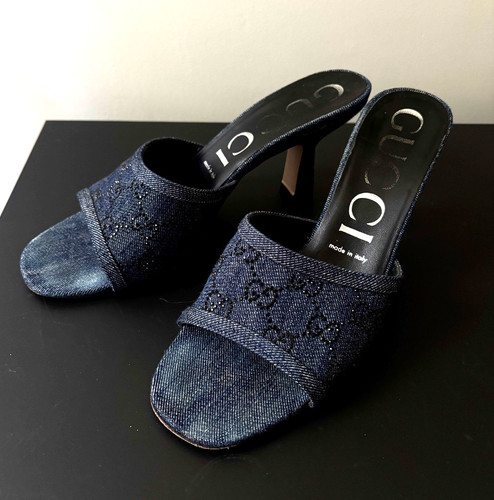 Gucci monogram denim blu - gucci, gg