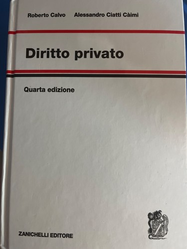 Libro diritto privato di - libro,