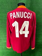 Maglia Roma PANUCCI Match Iusse Worn Shirt Preparata Indossata Jersey Signed