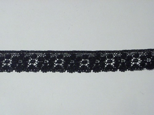 Pizzo nailon nero - 10,