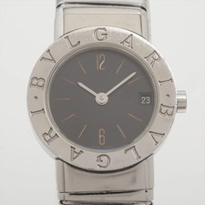 Bvlgari Bvlgari Bvlgari Tubogas BB232TS SS SS QZ quadrante nero